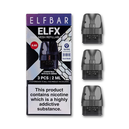 Elf Bar ELFX Replacement Pods (3-Pack)